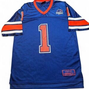 Vintage Boise State Broncos colosseum athletics blue football jersey medium